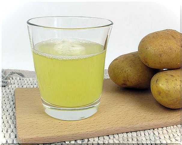 Potato juice for hair growth