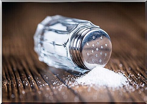 Jar with salt