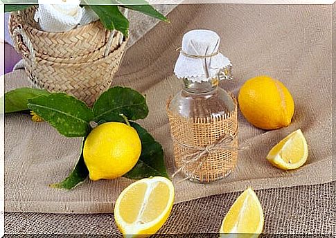 vinegar and lemon