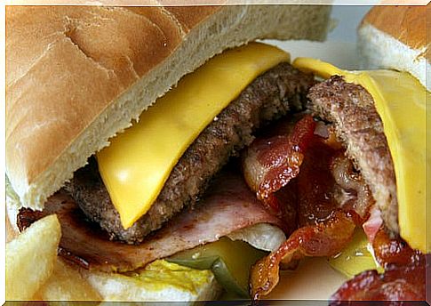 Burger packed with skin-damaging chemicals