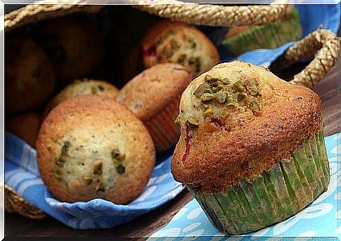 Teff flour muffin